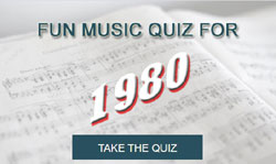 Take our fun music quiz for 1980